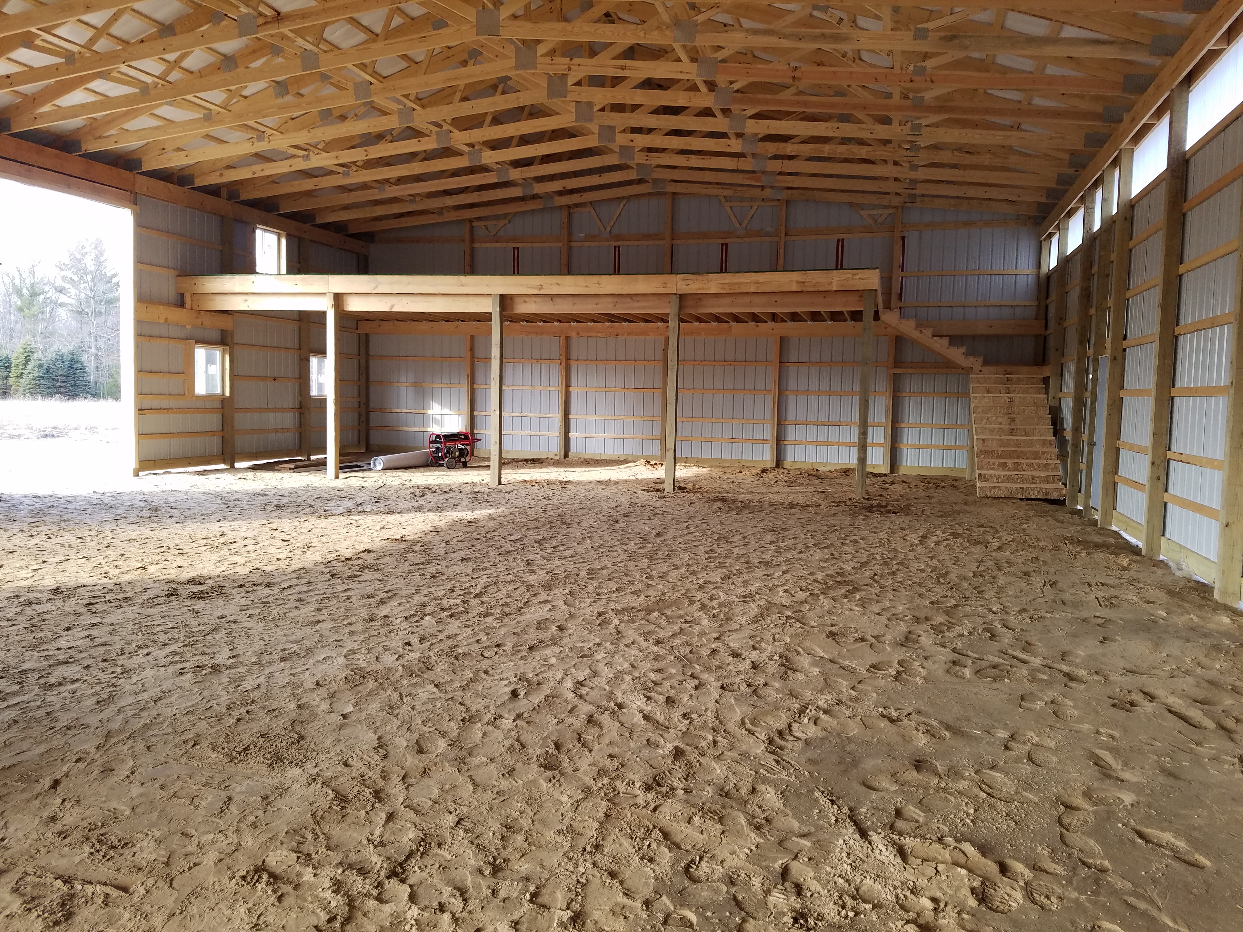 Pole Barn Interior Layout Ideas